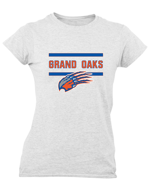 Grand Oaks Grizzlies Claw Mascot #4 Women's Premium SS T-Shirt