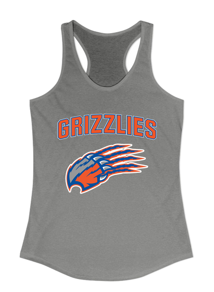 Grand Oaks Grizzlies Claw Mascot #6 Women's Tank Top