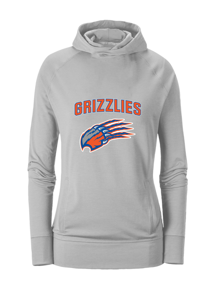 Grand Oaks Grizzlies Claw Mascot #6 Women's Hoodie