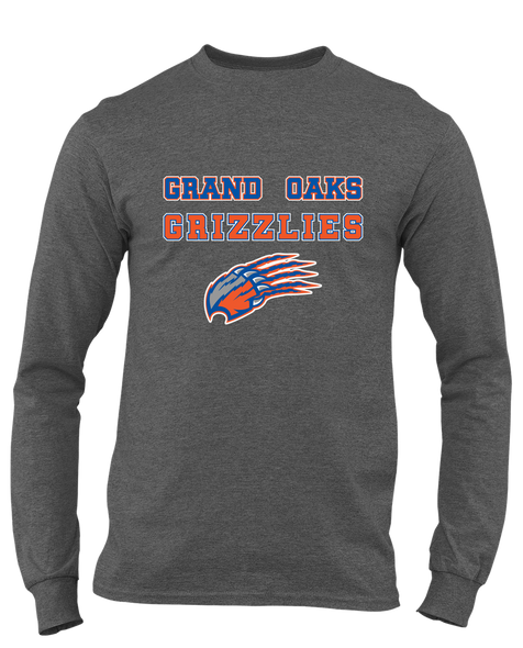 Grand Oaks Grizzlies Claw Spirit Men's LS T-Shirt