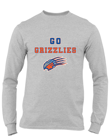Grand Oaks Grizzlies Claw Go Team Men's LS T-Shirt