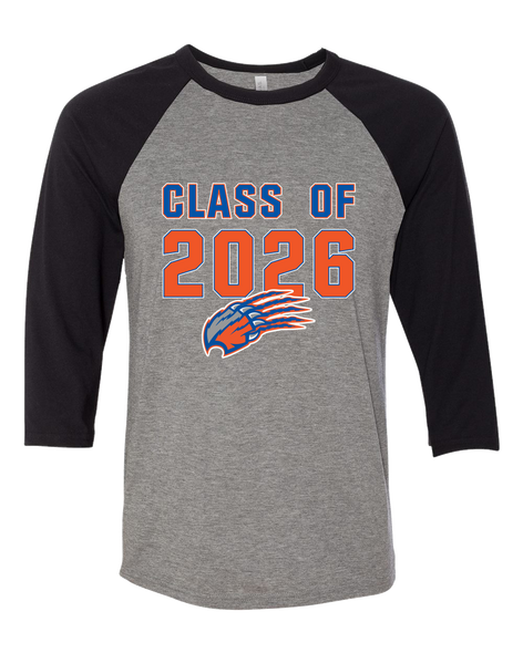 Grand Oaks Grizzlies Claw Class of 2026 Women's Baseball T-Shirt