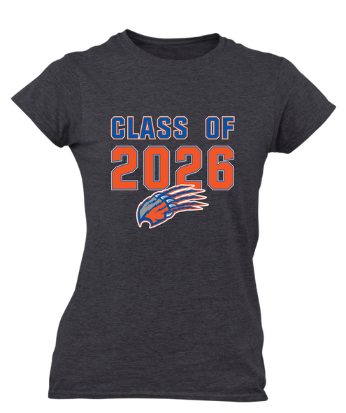 Grand Oaks Grizzlies Claw Class of 2026 Women's Premium SS T-Shirt