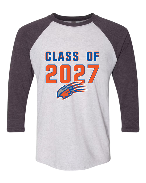 Grand Oaks Grizzlies Claw Class of 2027 Women's Baseball T-Shirt