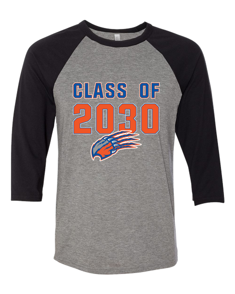 Grand Oaks Grizzlies Claw Class of 2030 Women's Baseball T-Shirt