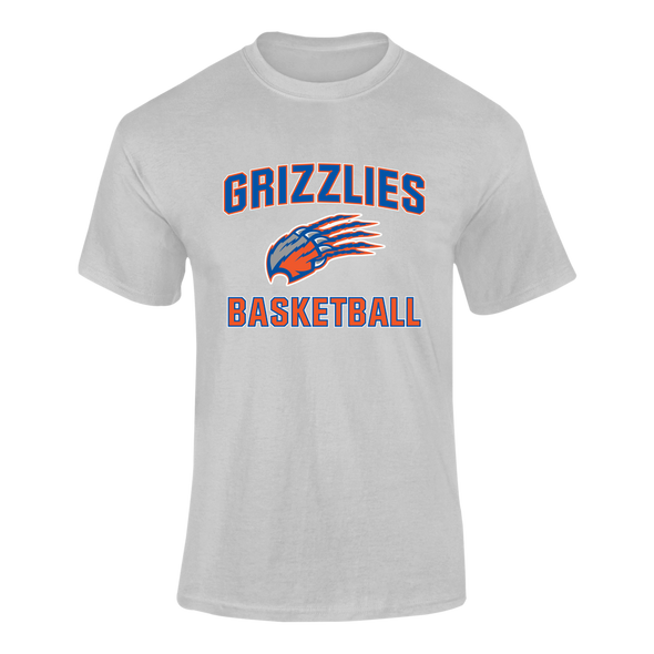 Grand Oaks Grizzlies Claw Basketball #1 Men's SS T-Shirt