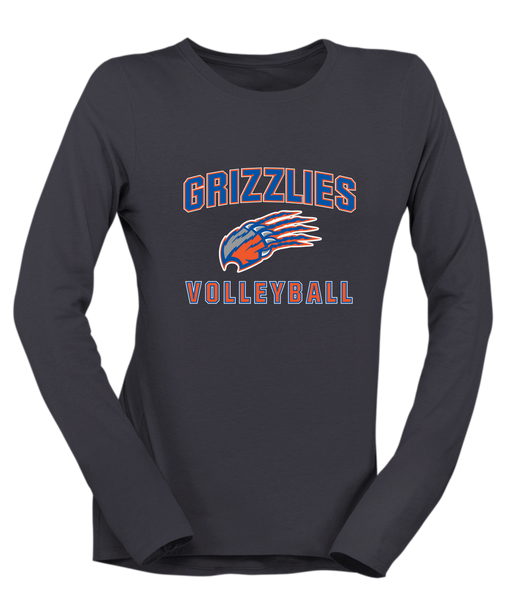 Grand Oaks Grizzlies Claw Volleyball Women's Premium LS T-Shirt