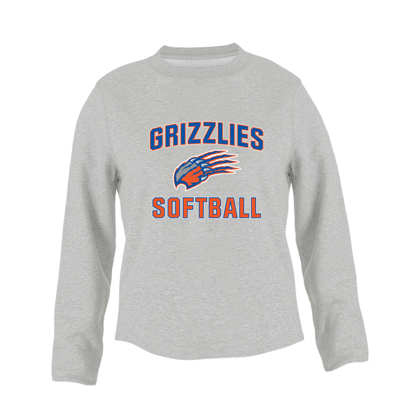 Grand Oaks Grizzlies Claw Softball #1 Women's Sweatshirt