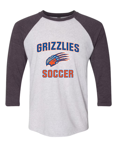 Grand Oaks Grizzlies Claw Soccer #1 Women's Baseball T-Shirt