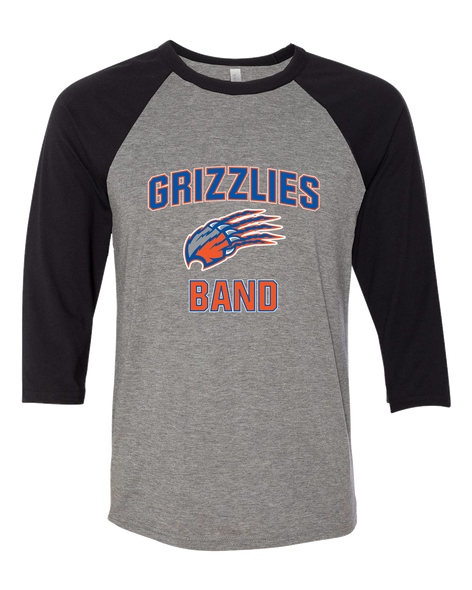 Grand Oaks Grizzlies Claw Band # 1 Men's Baseball T-Shirt