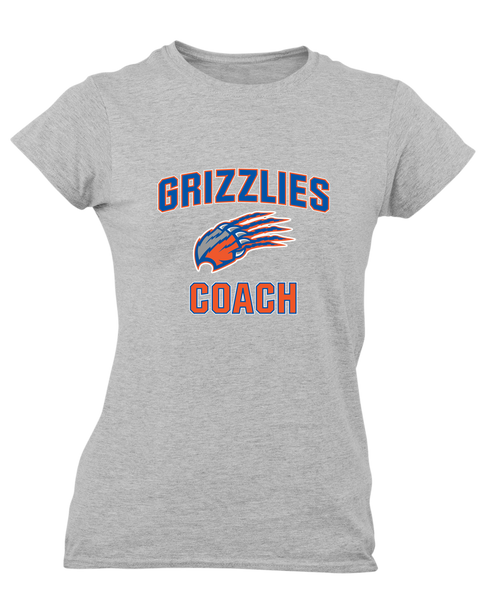 Grand Oaks Grizzlies Claw Coach Women's SS T-Shirt