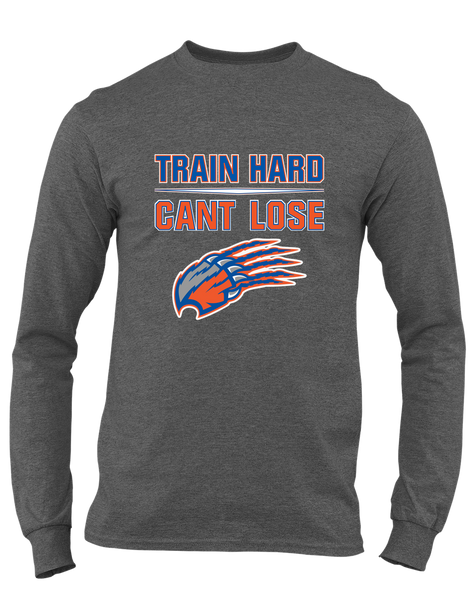 Grand Oaks Grizzlies Claw Train Hard, Can't Lose Men's LS T-Shirt