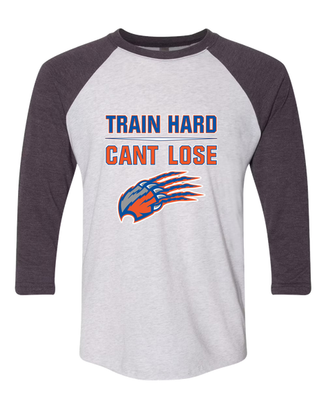 Grand Oaks Grizzlies Claw Train Hard, Can't Lose Men's Baseball T-Shirt