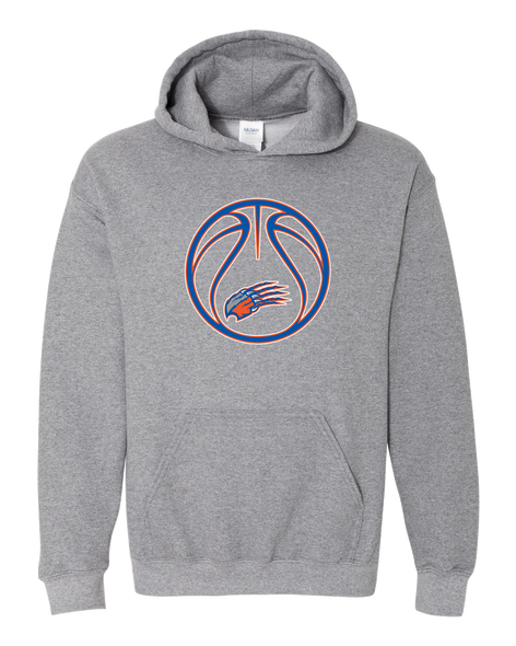 Grand Oaks Grizzlies Claw Basketball #2 Men's Hoodie