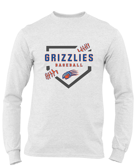 Grand Oaks Grizzlies Claw Baseball #2 Men's Premium LS T-Shirt