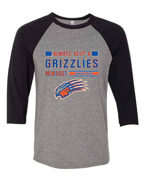 Grand Oaks Grizzlies Claw Mindset Women's Baseball T-Shirt