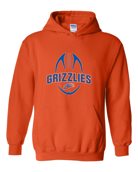 Grand Oaks Grizzlies Claw Football #5 Men's Hoodie