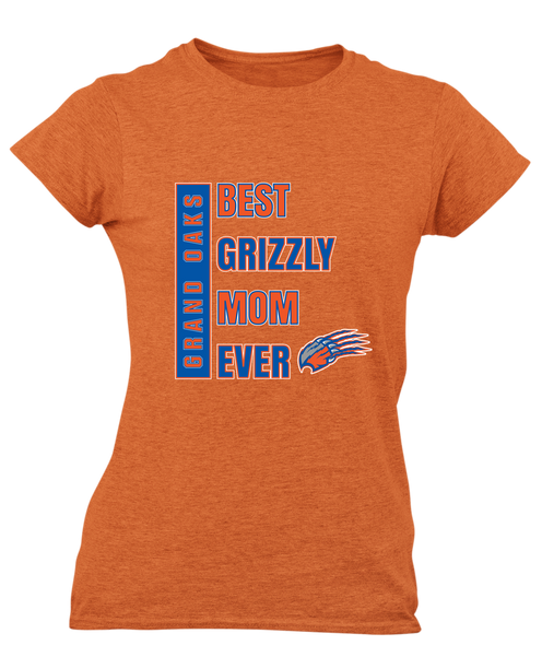 Grand Oaks Grizzlies Claw Best Grizzly Mom Women's Premium SS T-Shirt