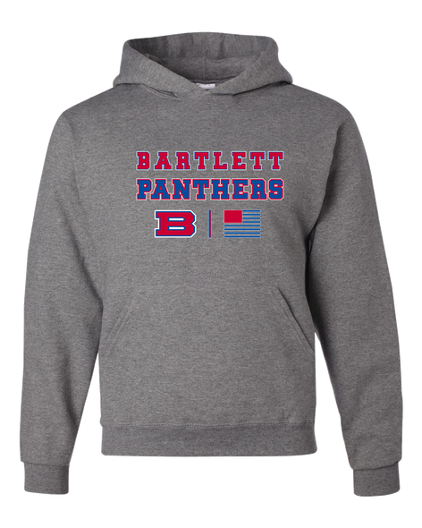Bartlett Panthers Spirit Flag Men's Premium Hoodie