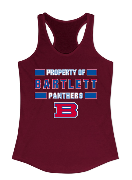 Bartlett Panthers Property Of Women's Tank Top