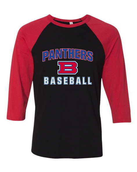 Bartlett Panthers Baseball #1 Women's Baseball T-Shirt