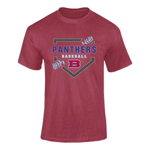 Bartlett Panthers Baseball #2 Men's SS T-Shirt