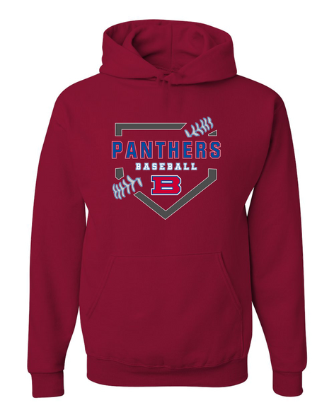 Bartlett Panthers Baseball #2 Men's Premium Hoodie