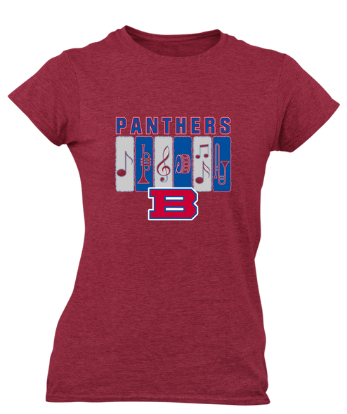 Bartlett Panthers Band # 2 Women's SS T-Shirt