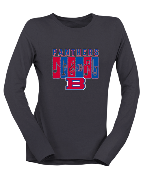 Bartlett Panthers Band # 2 Women's LS T-Shirt