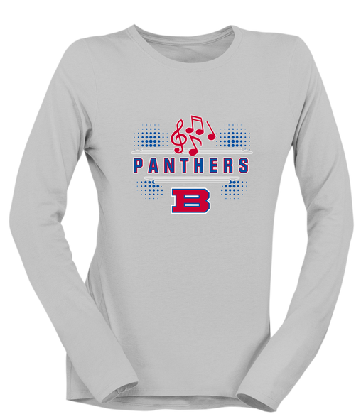 Bartlett Panthers Band # 3 Women's LS T-Shirt