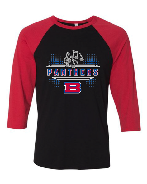 Bartlett Panthers Band # 3 Women's Baseball T-Shirt