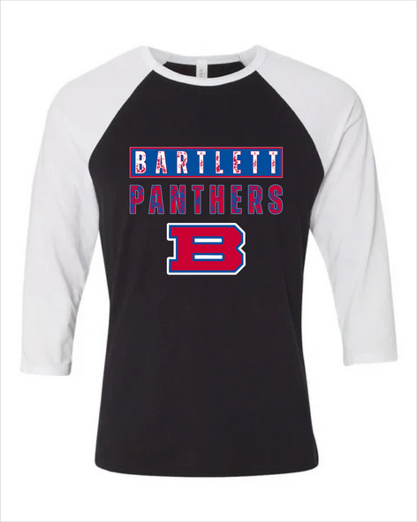 Bartlett Panthers Mascot #9 Men's Baseball T-Shirt