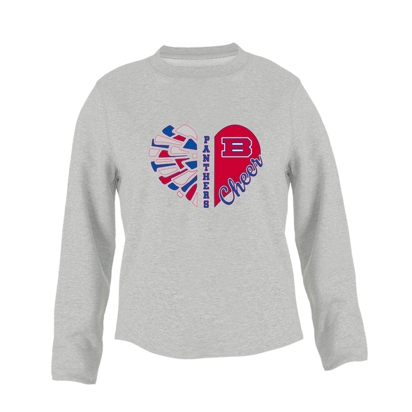 Bartlett Panthers Heart Cheer Women's Sweatshirt