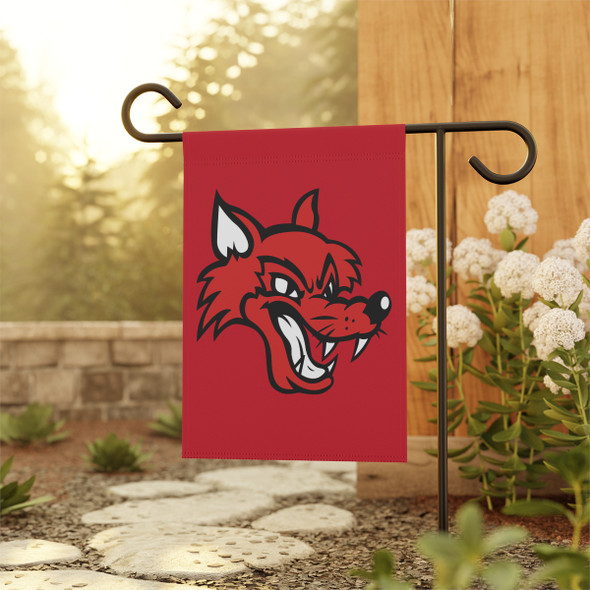 North Iredell High School Raiders Garden Flag - Red