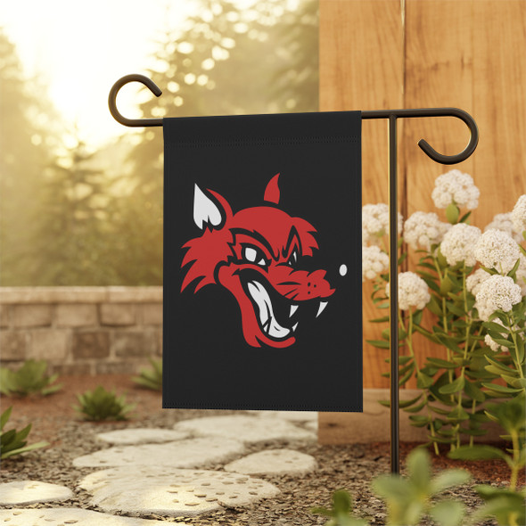 North Iredell High School Raiders Garden Flag - Black