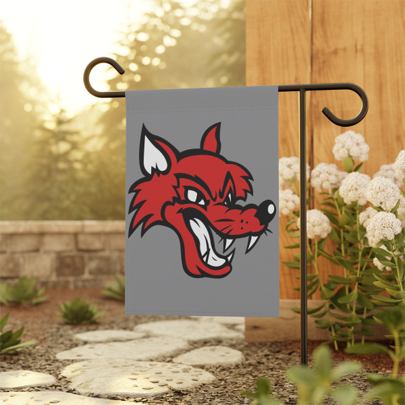 North Iredell High School Raiders Garden Flag - Grey