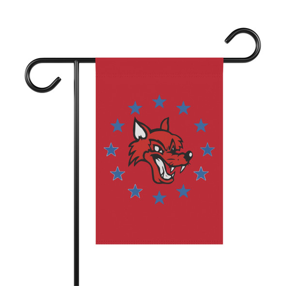 North Iredell High School Raiders Stars Garden Flag - Red