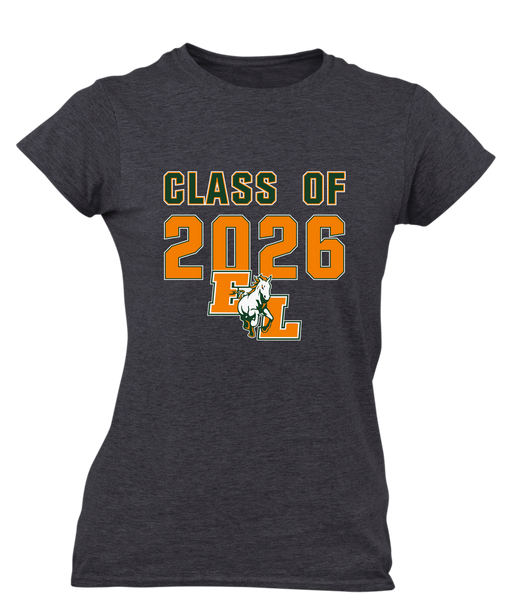 East Lincoln Mustangs Class of 2026 Women's SS T-Shirt