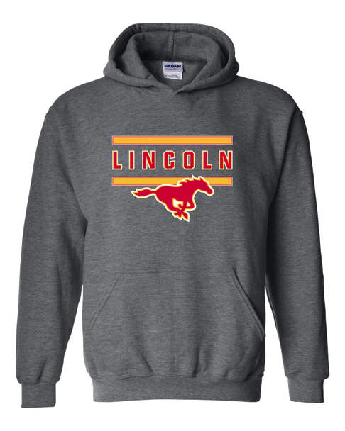Abraham Lincoln Mustangs Mascot #4 Men's Hoodie