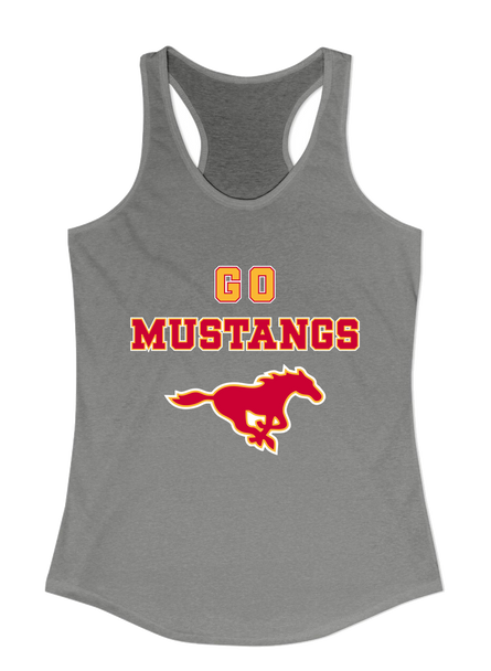 Abraham Lincoln Mustangs Go Team Women's Tank Top