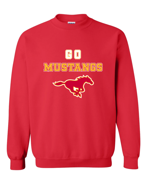 Abraham Lincoln Mustangs Go Team Men's Sweatshirt