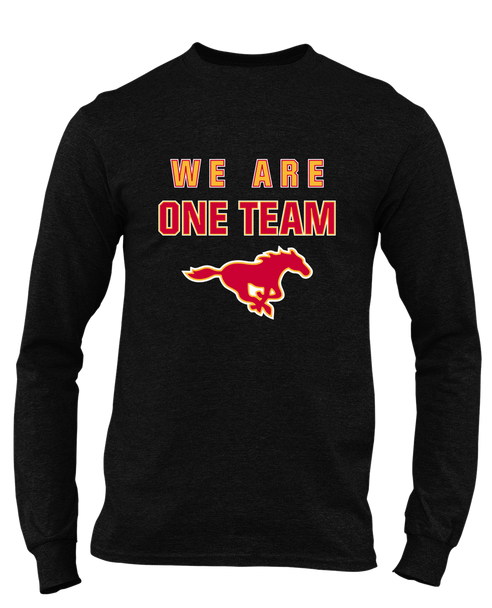Abraham Lincoln Mustangs We Are One Team Men's LS T-Shirt