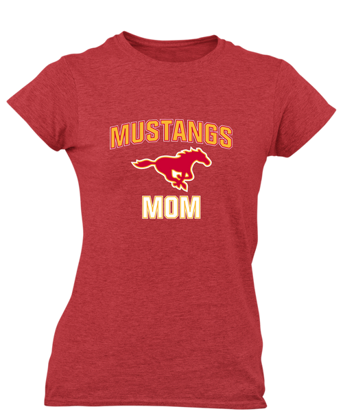 Abraham Lincoln Mustangs Mom Women's SS T-Shirt