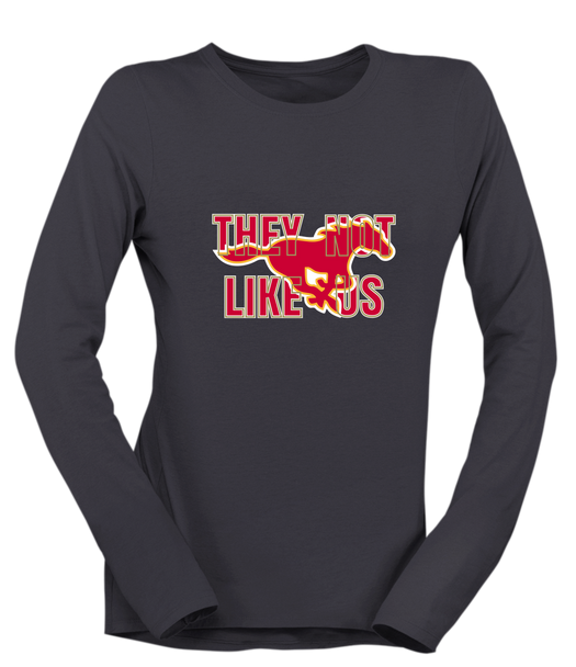 Abraham Lincoln Mustangs They Not Like Us #2 Women's Premium LS T-Shirt