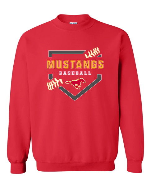 Abraham Lincoln Mustangs Baseball #2 Men's Sweatshirt