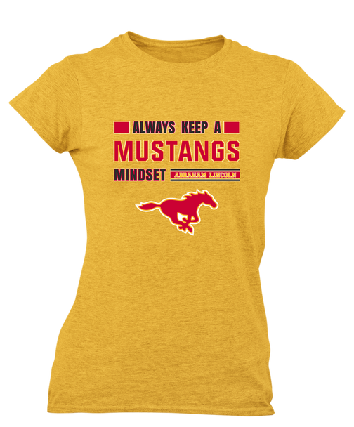 Abraham Lincoln Mustangs Mindset Women's SS T-Shirt