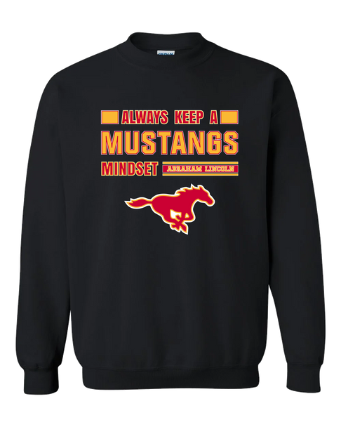 Abraham Lincoln Mustangs Mindset Men's Sweatshirt