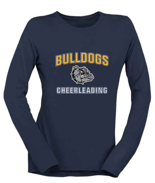 Gridley Bulldogs Cheerleading Women's Premium LS T-Shirt