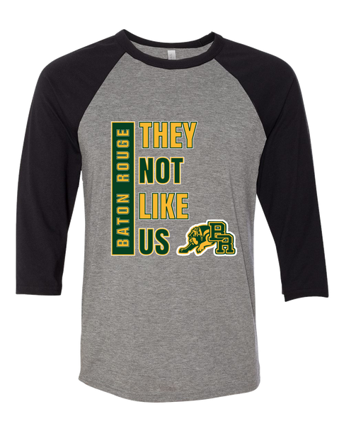 Baton Rouge Bulldogs They Not Like Us #1 Men's Baseball T-Shirt