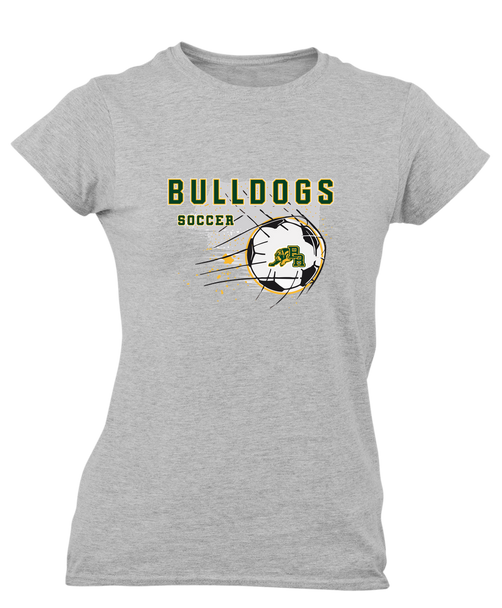 Baton Rouge Bulldogs Soccer #2 Women's Premium SS T-Shirt